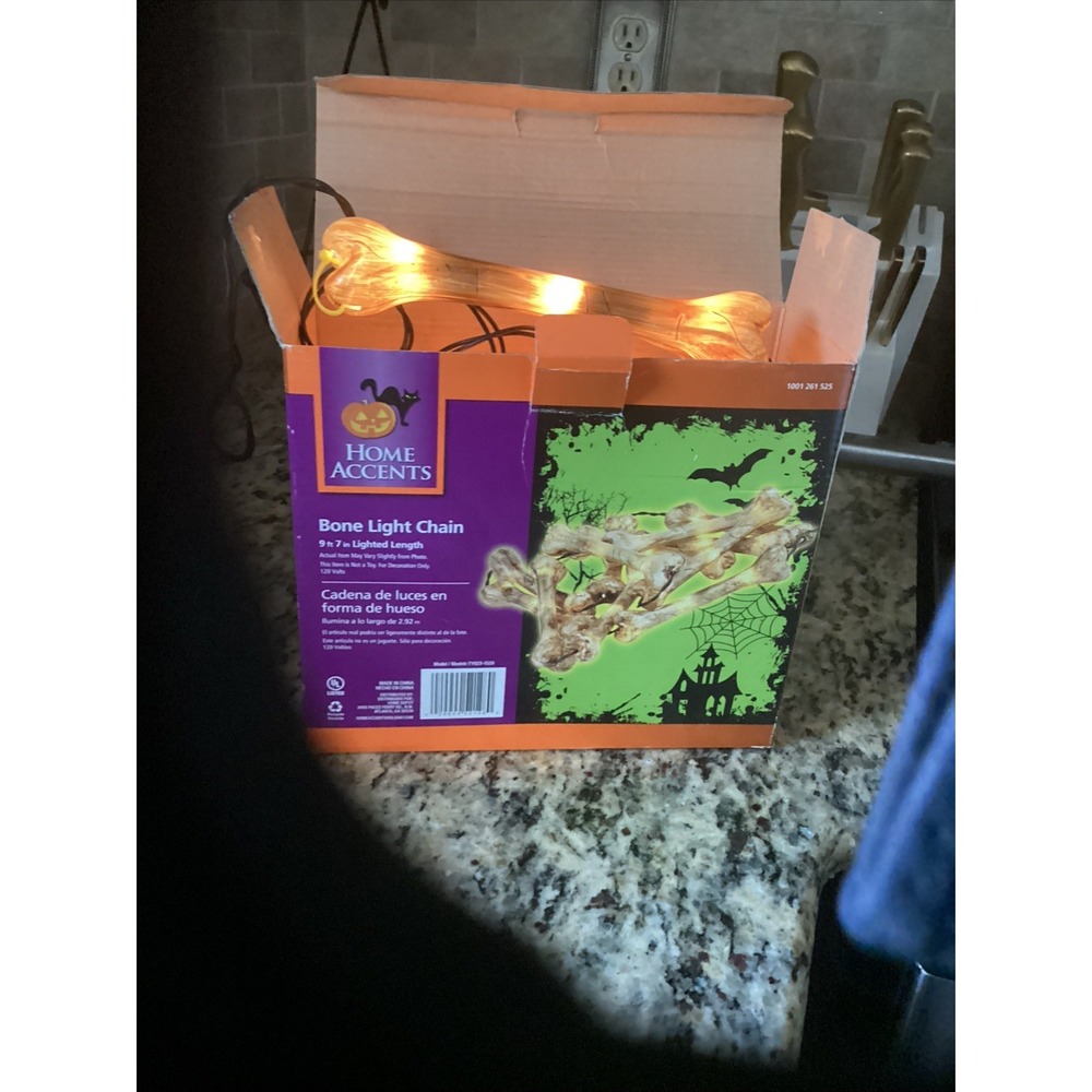 Home Accents Light Chain Halloween Display Works Vintage